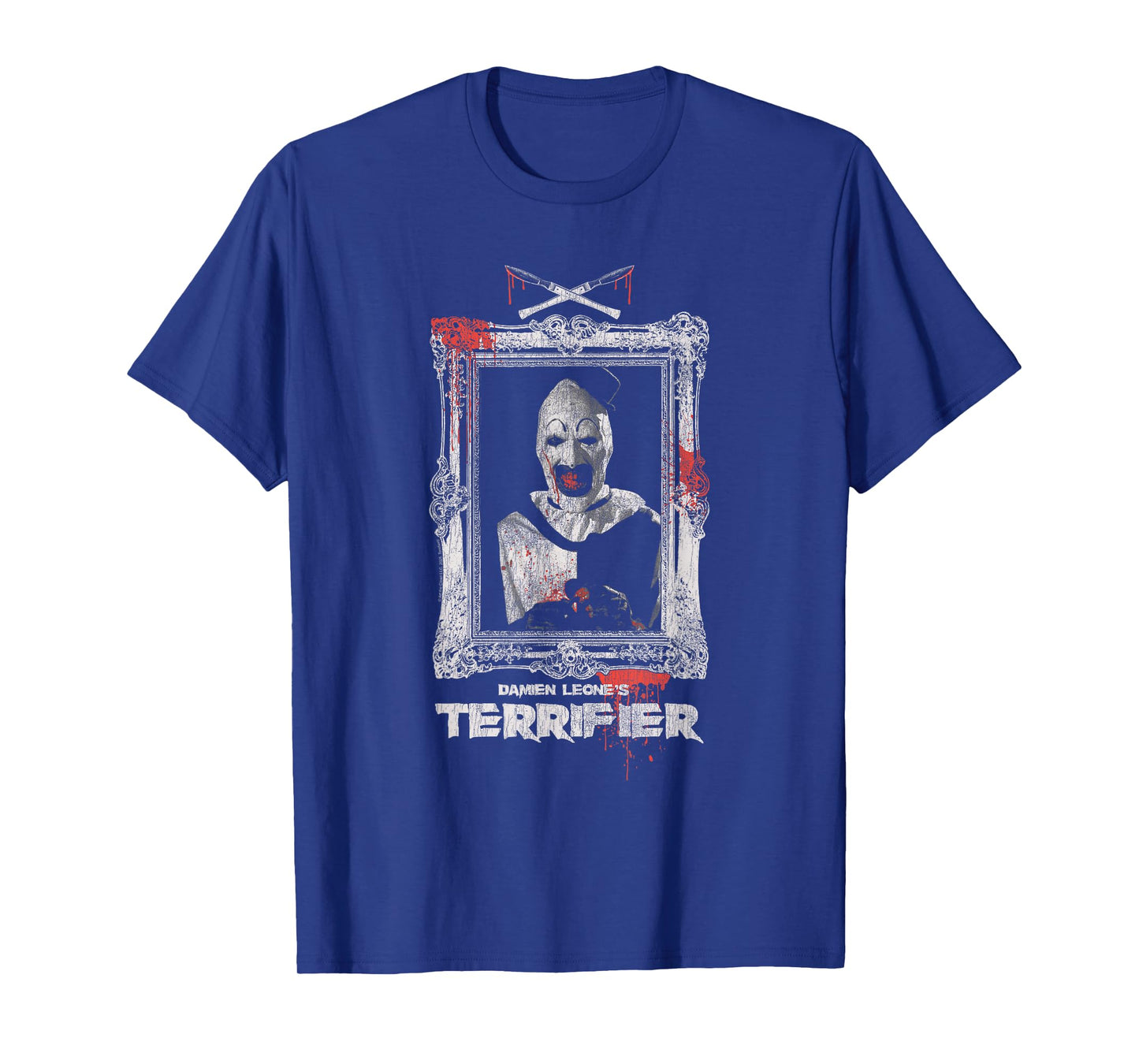 Terrifier Art The Clown Bloody Fancy Frame Horror Movie T-Shirt