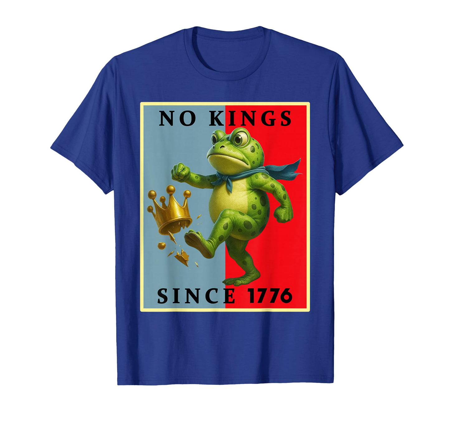 Tee No Kings Portland Frog Resist Frog Protest T-Shirt