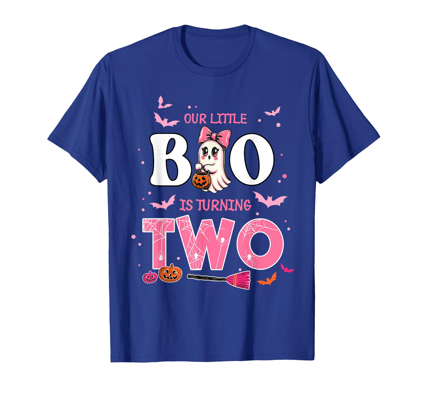 Our Little Boo is Turning Two 2nd Birthday Outfit Girl T-Shirt
