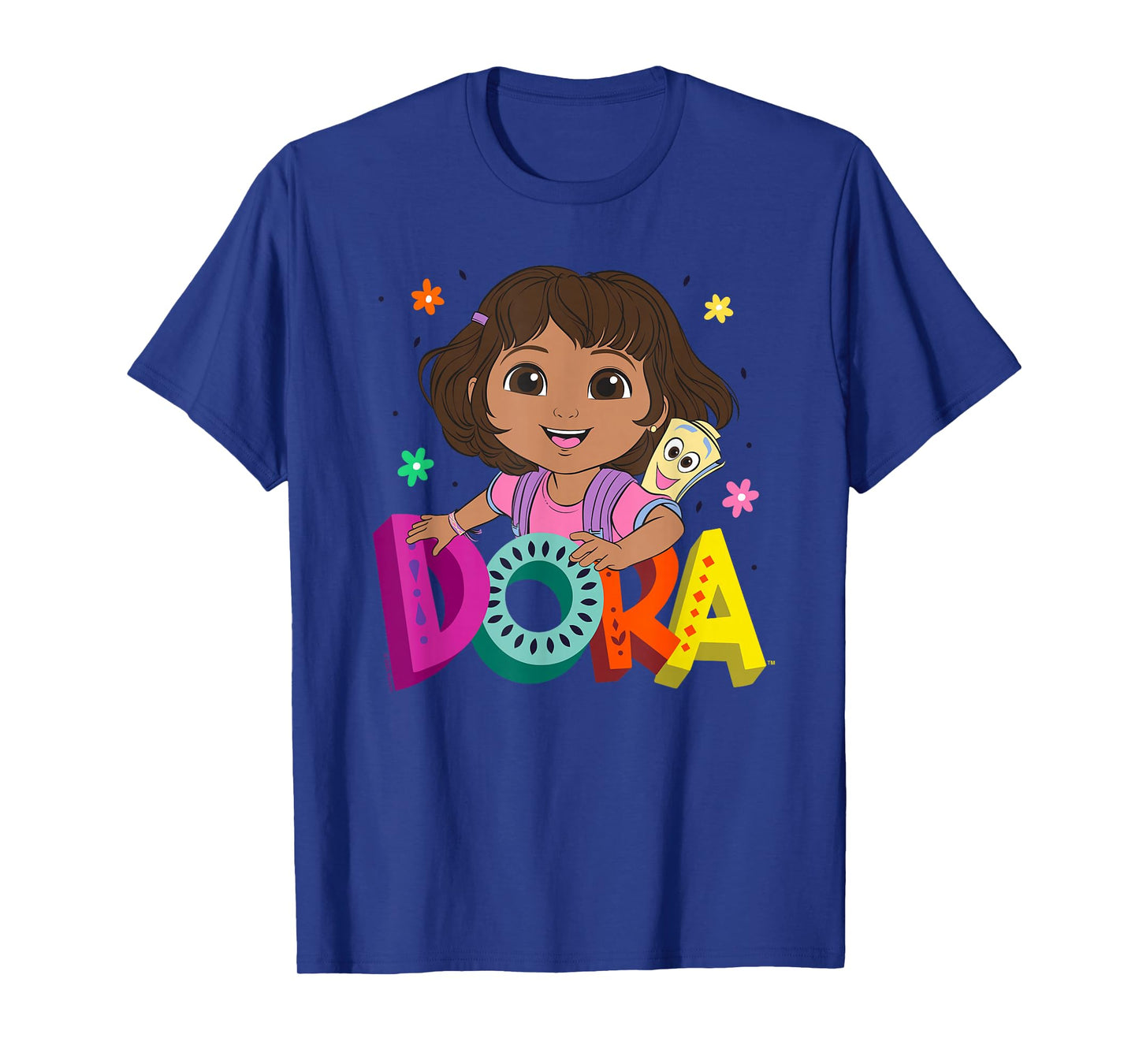 Dora (2024) Dora and Map Logo T-Shirt