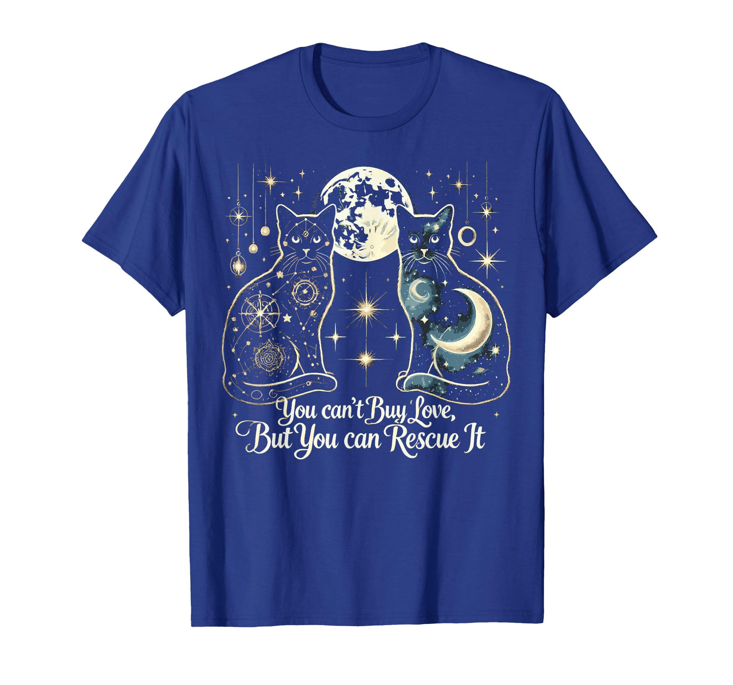Cat Rescue Sayings for Feral Kitten Animal Rescuer T-Shirt for Men Women