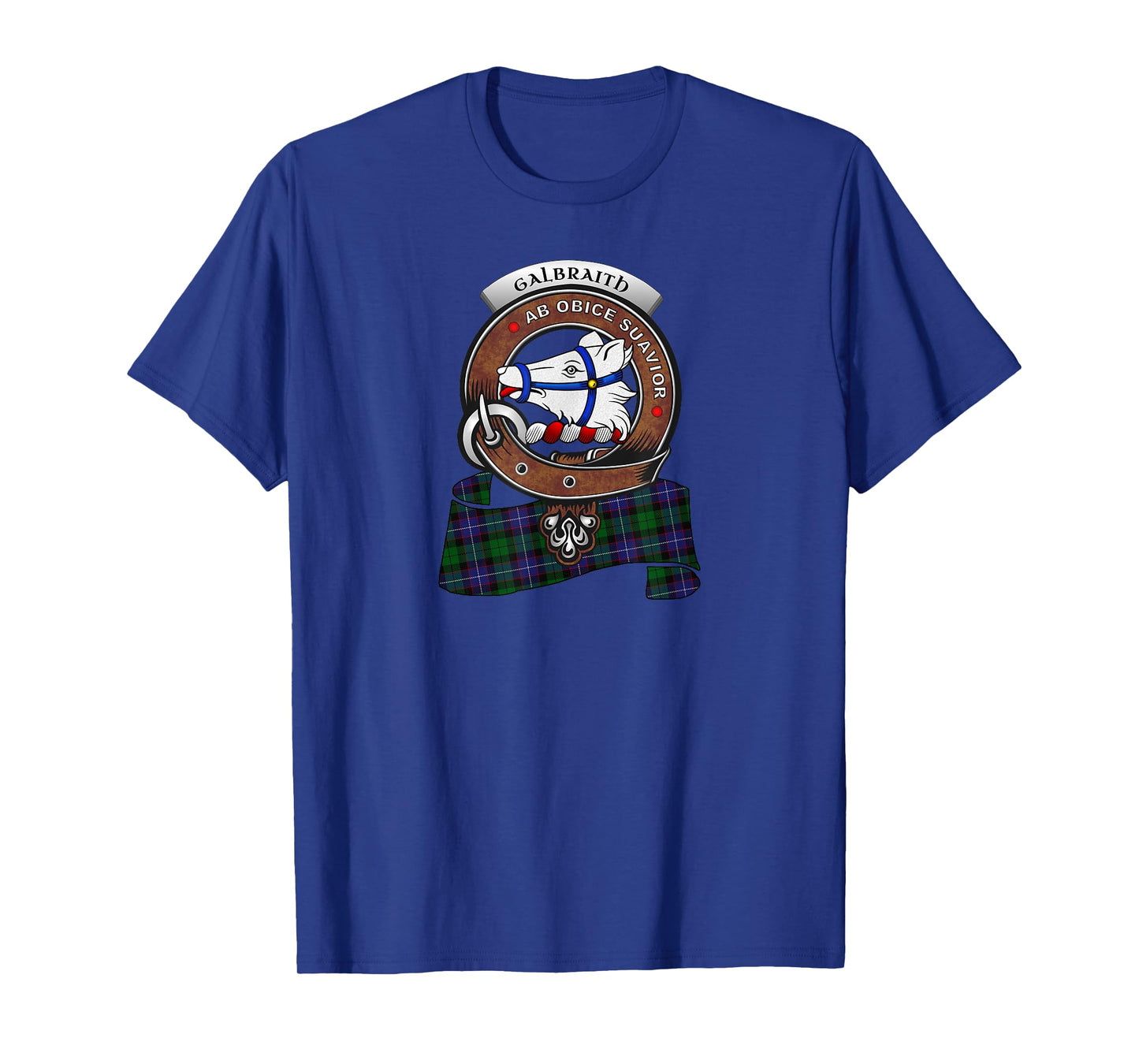 Galbraith Clan Badge &Tartan T-Shirt