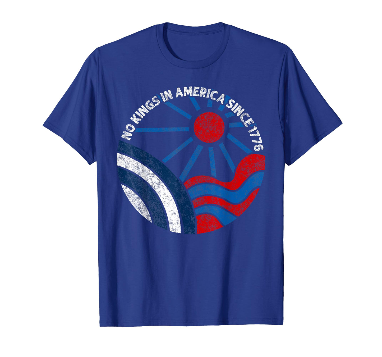 No Kings in America Since 1776 Flag No Kings Day Men Women T-Shirt