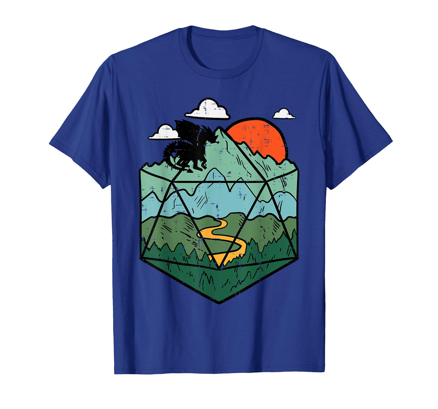 RPG Mountain Gamer Men Boys Kids Youth T-Shirt