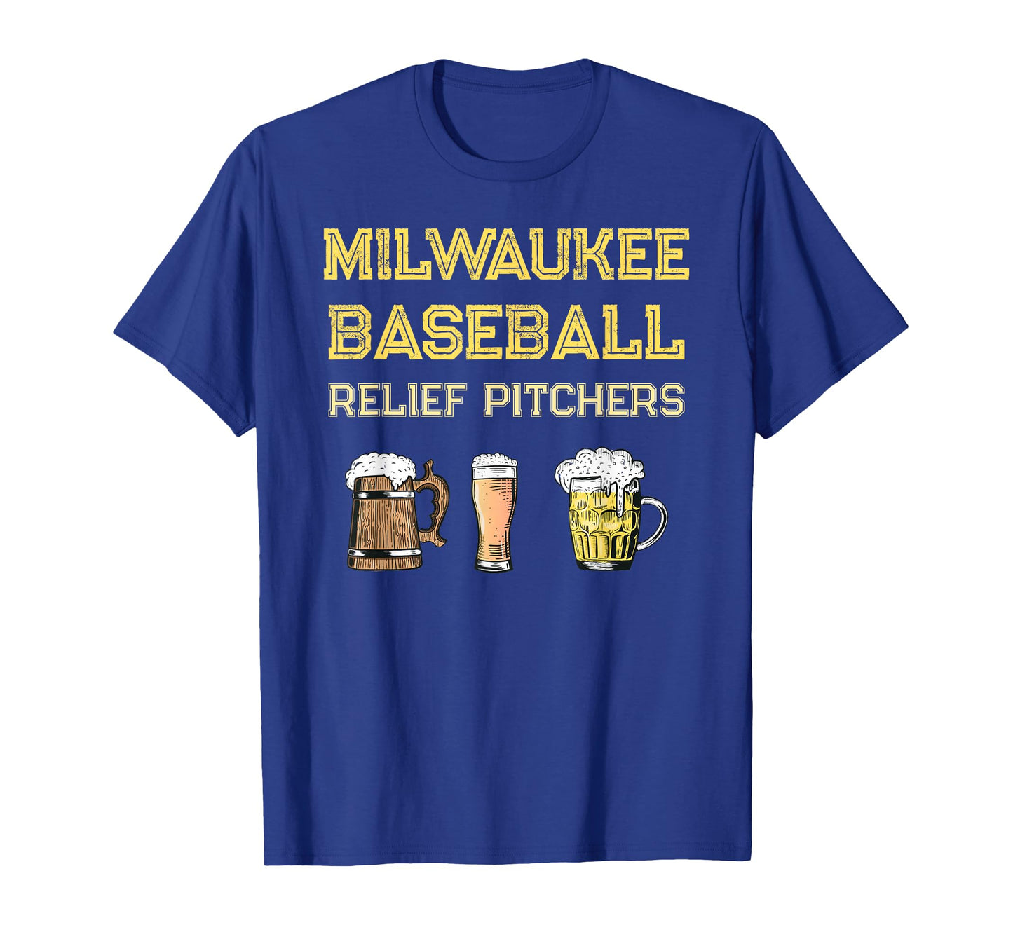 Classic Milwaukee Baseball & Beer Fan Retro Wisconsin T-Shirt