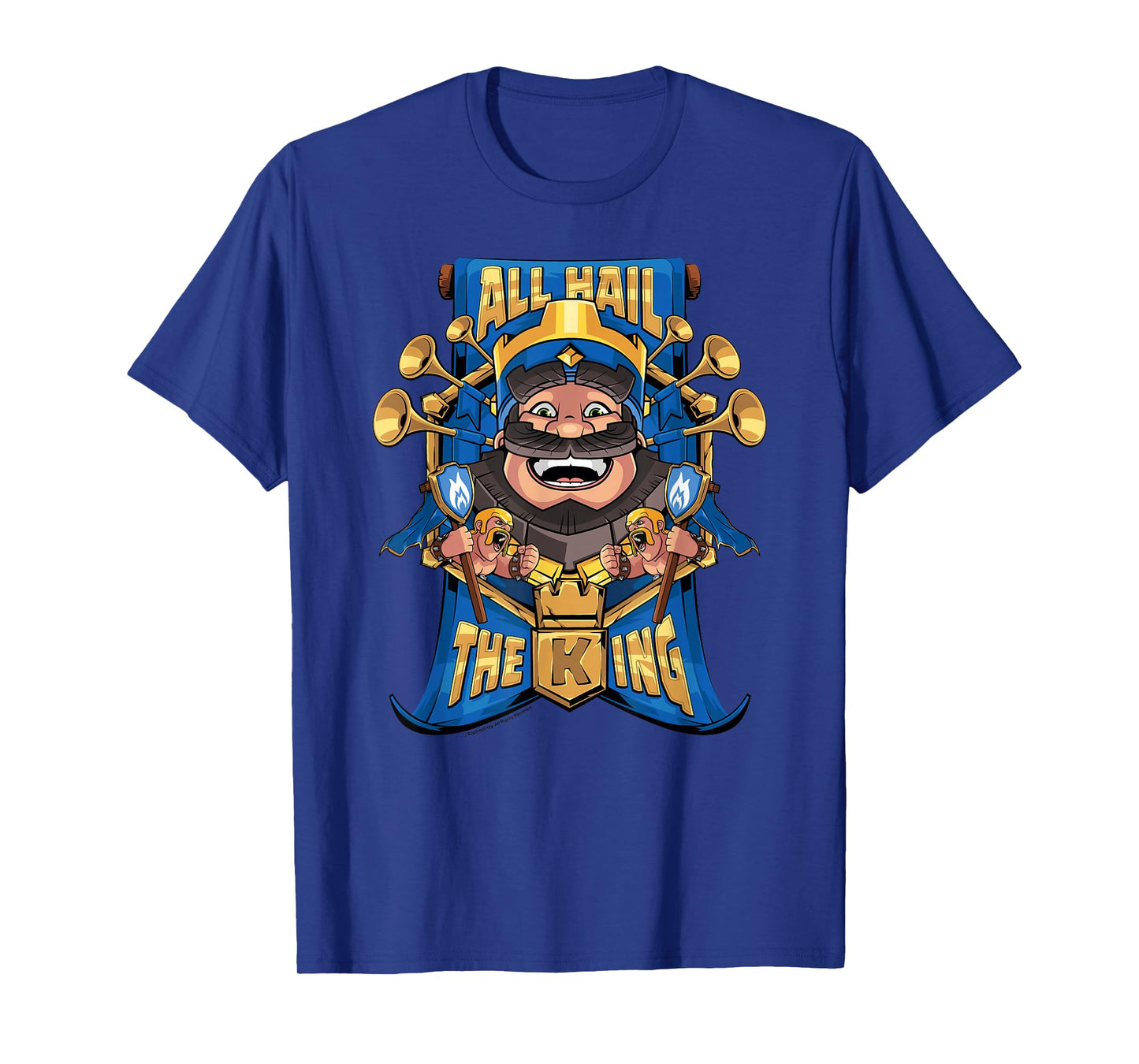 Clash Royale All Hail The King Epic Royal Portrait T-Shirt