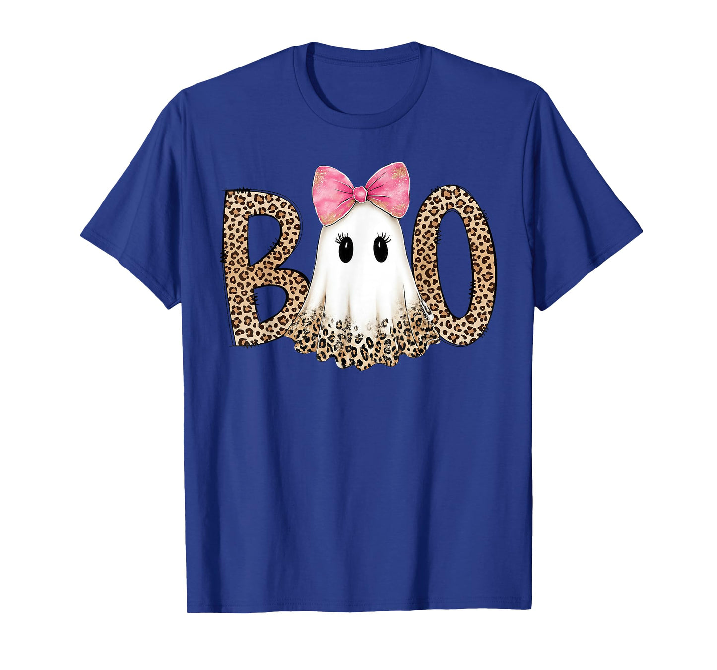 Preppy Boo Halloween Lace Ghost Coquette Bow Spooky Season T-Shirt