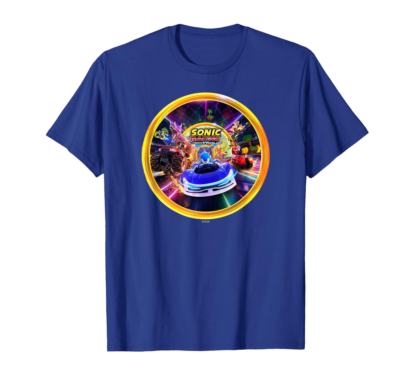 Sonic the Hedgehog Sonic Racing CrossWorlds Key Art T-Shirt