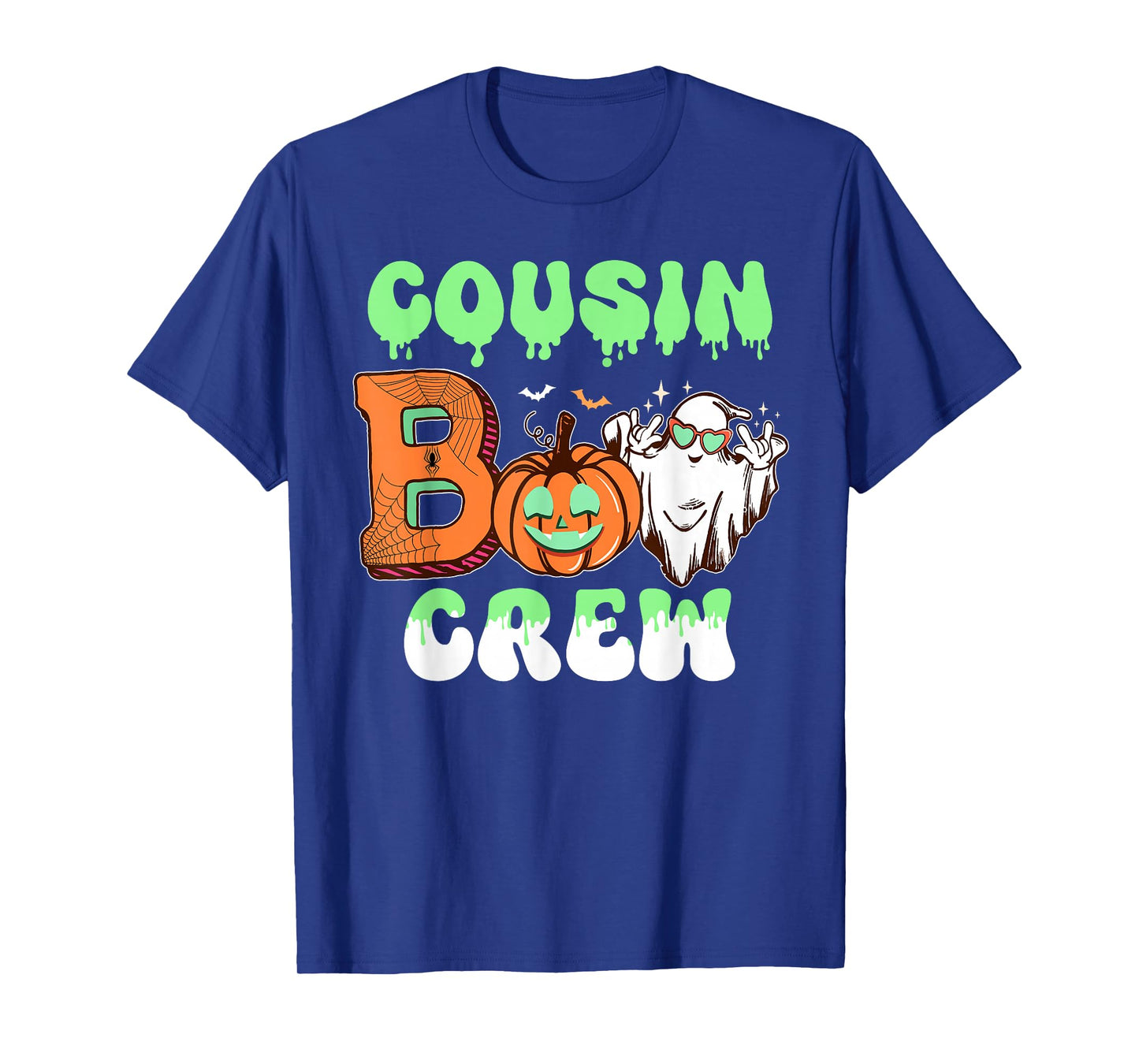 Cousin Boo Crew Halloween Ghost Pumpkin T-Shirt