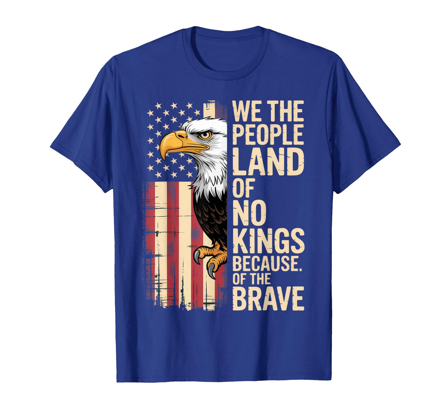 We The People Land of No Kings Proud Patriotic Spirit T-Shirt