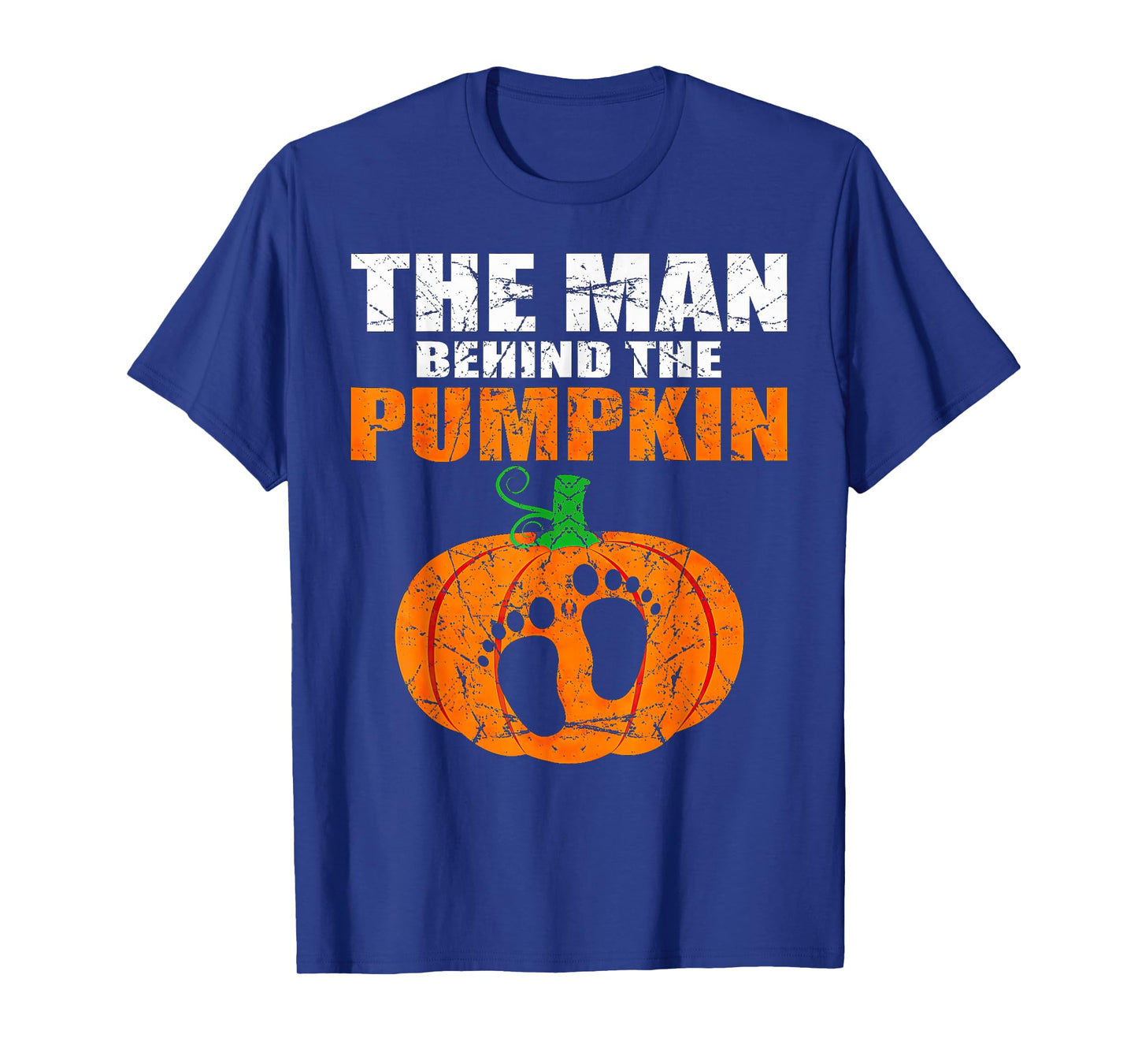 Pregnant Halloween The Man Behind The Pumpkin T-Shirt