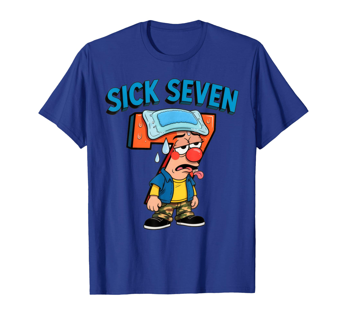 Sick Seven Funny Meme 67 Six Seven Halloween Costume T-Shirt