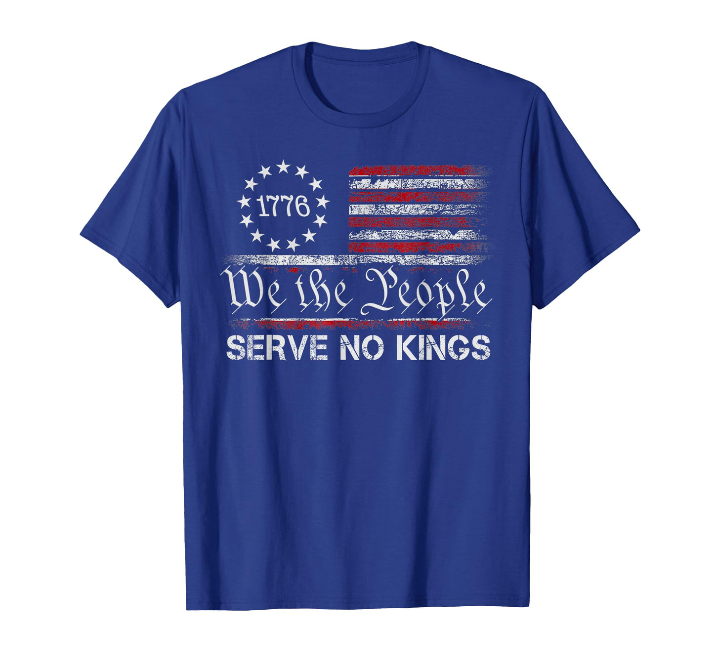 No Kings Day Shirt Vintage Patriotic No Kings for Men Womens T-Shirt