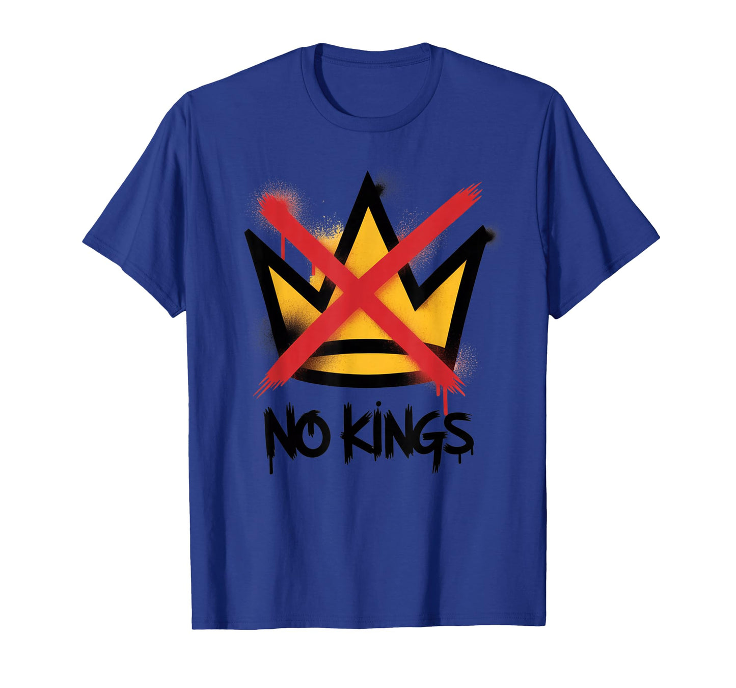 No Kings Frog Portland Frog Protest Vintage for Men Women T-Shirt