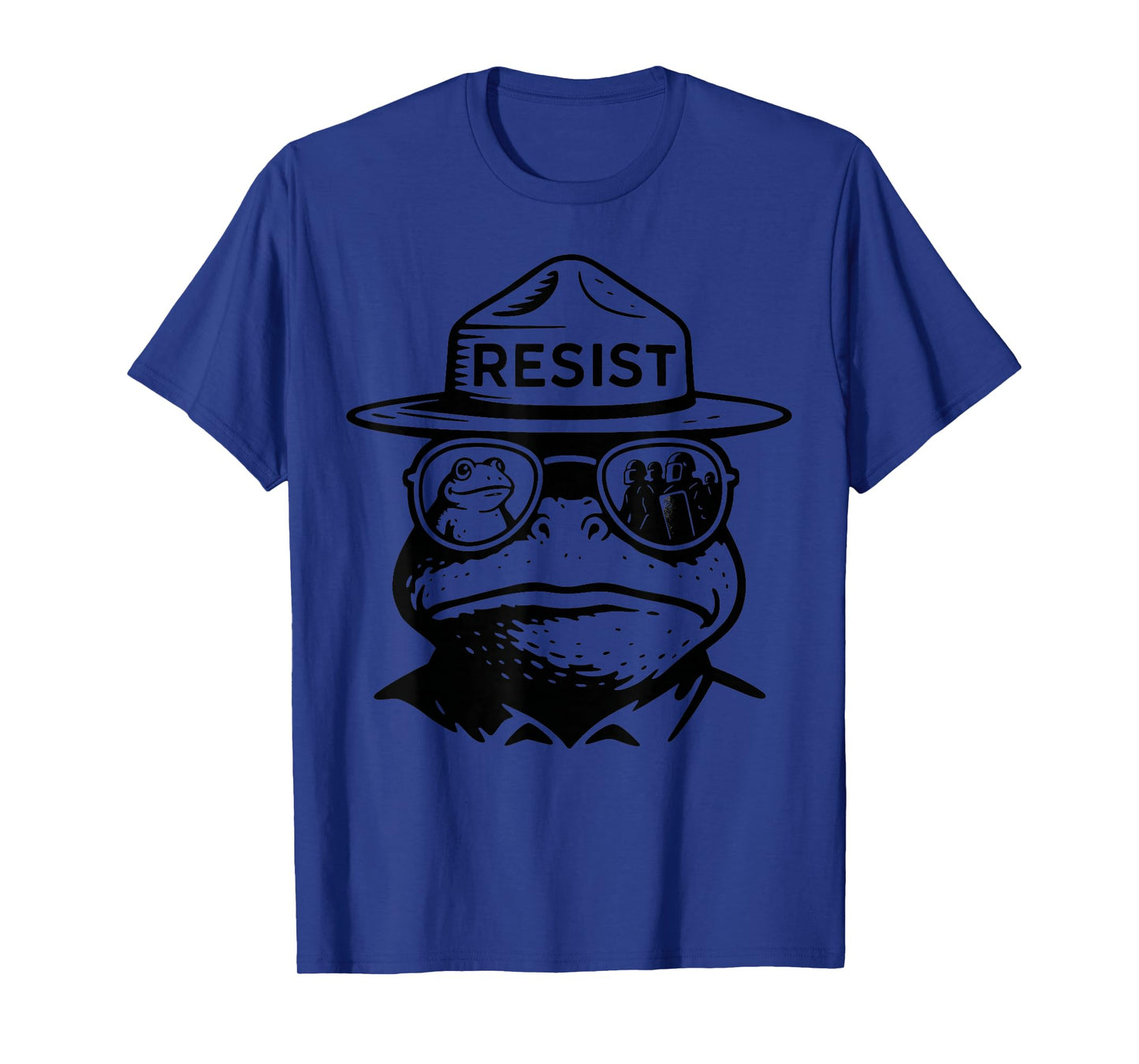 Portland Frog Funny City Art - Portland Frog Protest T-Shirt