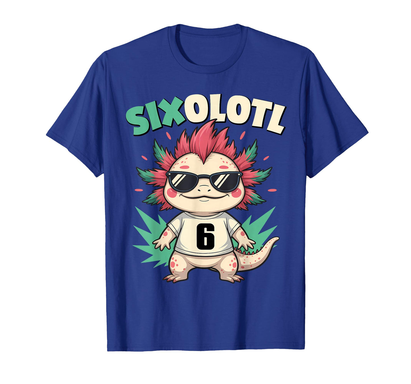 Sixolotl – Funny Axolotl Halloween Number 6 Costume T-Shirt