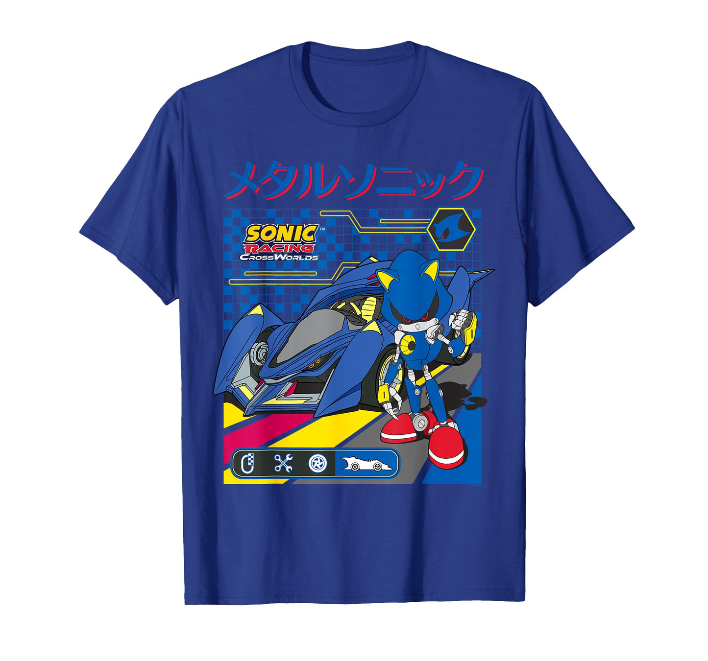 Sonic Racing CrossWorlds - Pedal to The Metal Sonic T-Shirt