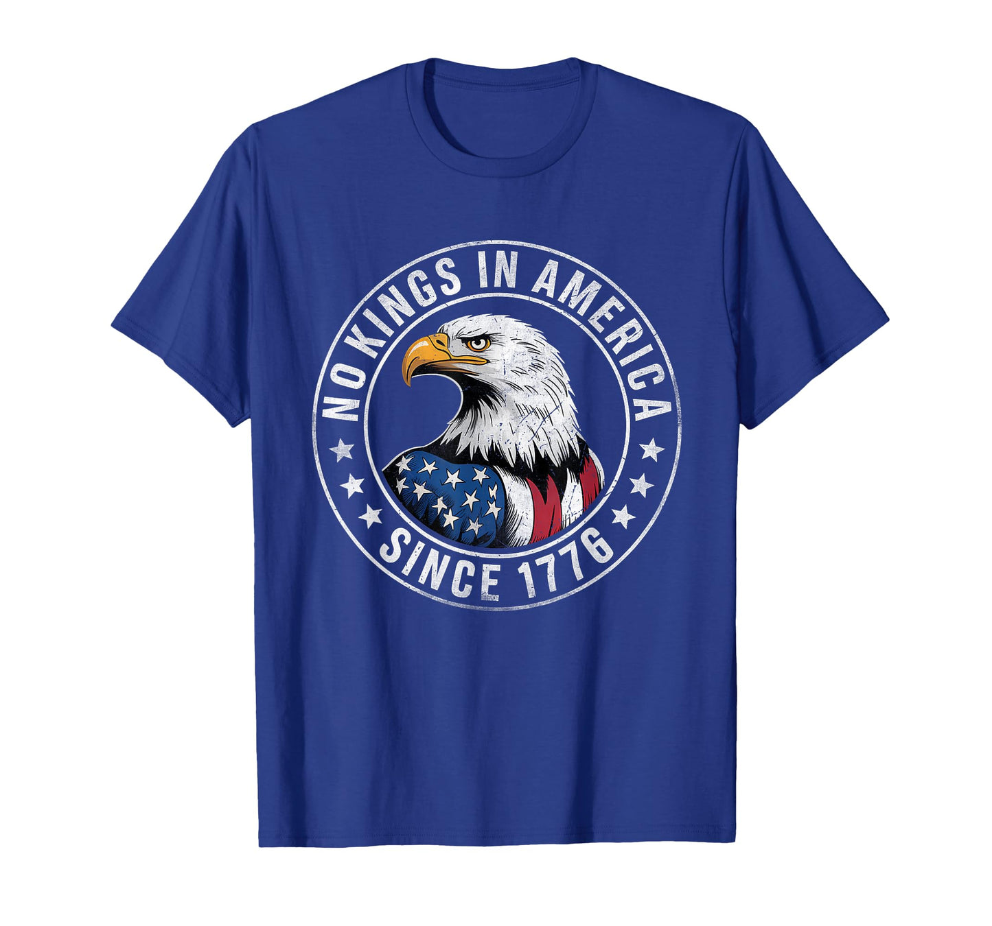 No Kings In America Patriotic Pro-Democracy Protest June 14 T-Shirt