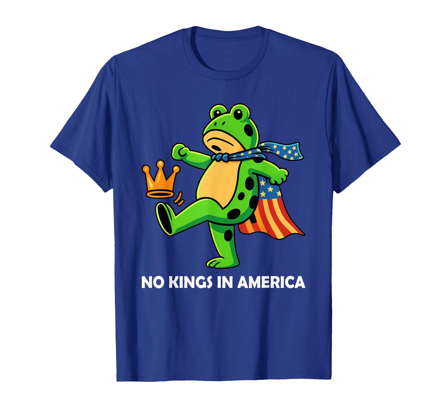 Frog No Kings in America We The People Political T-Shirt