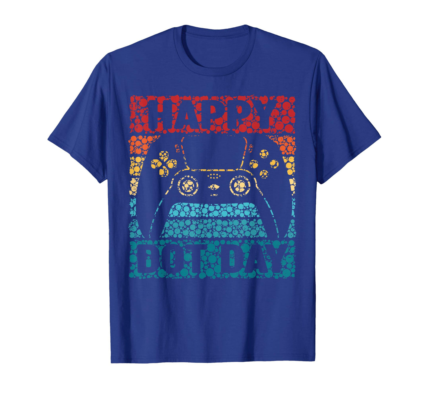 Happy Dot Day Shirts For Gamers Boys Kids Game Controller T-Shirt