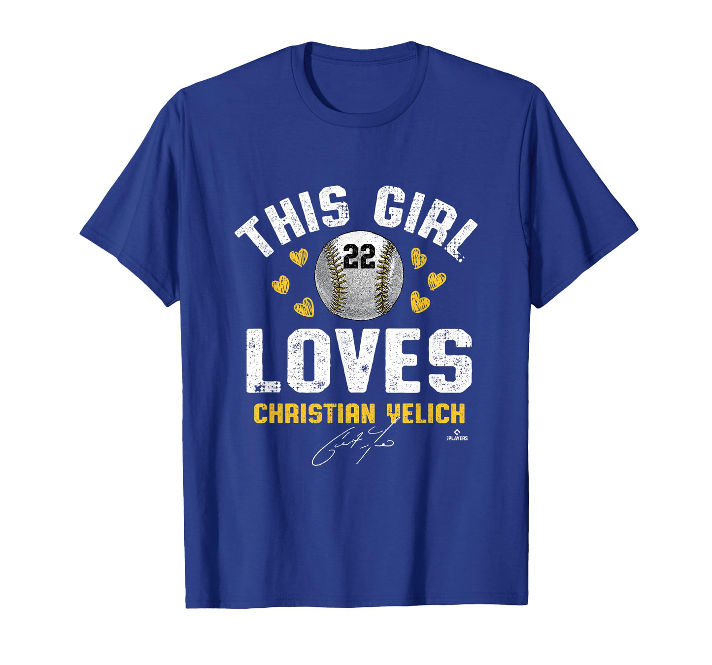 This Girl Loves Christian Yelich Milwaukee MLBPA T-Shirt