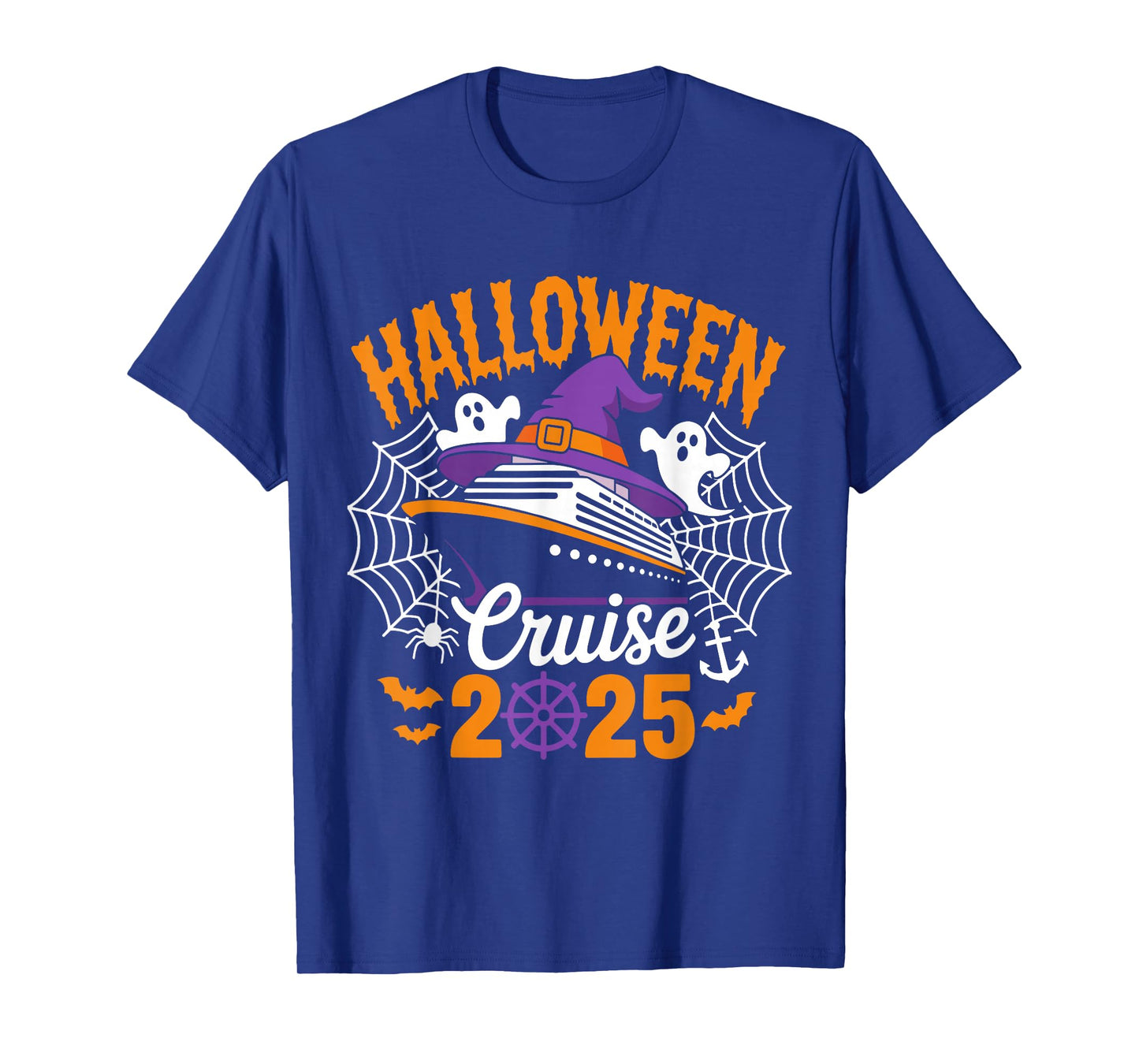 Retro Halloween Cruise 2025 Matching Family Halloween Trip T-Shirt