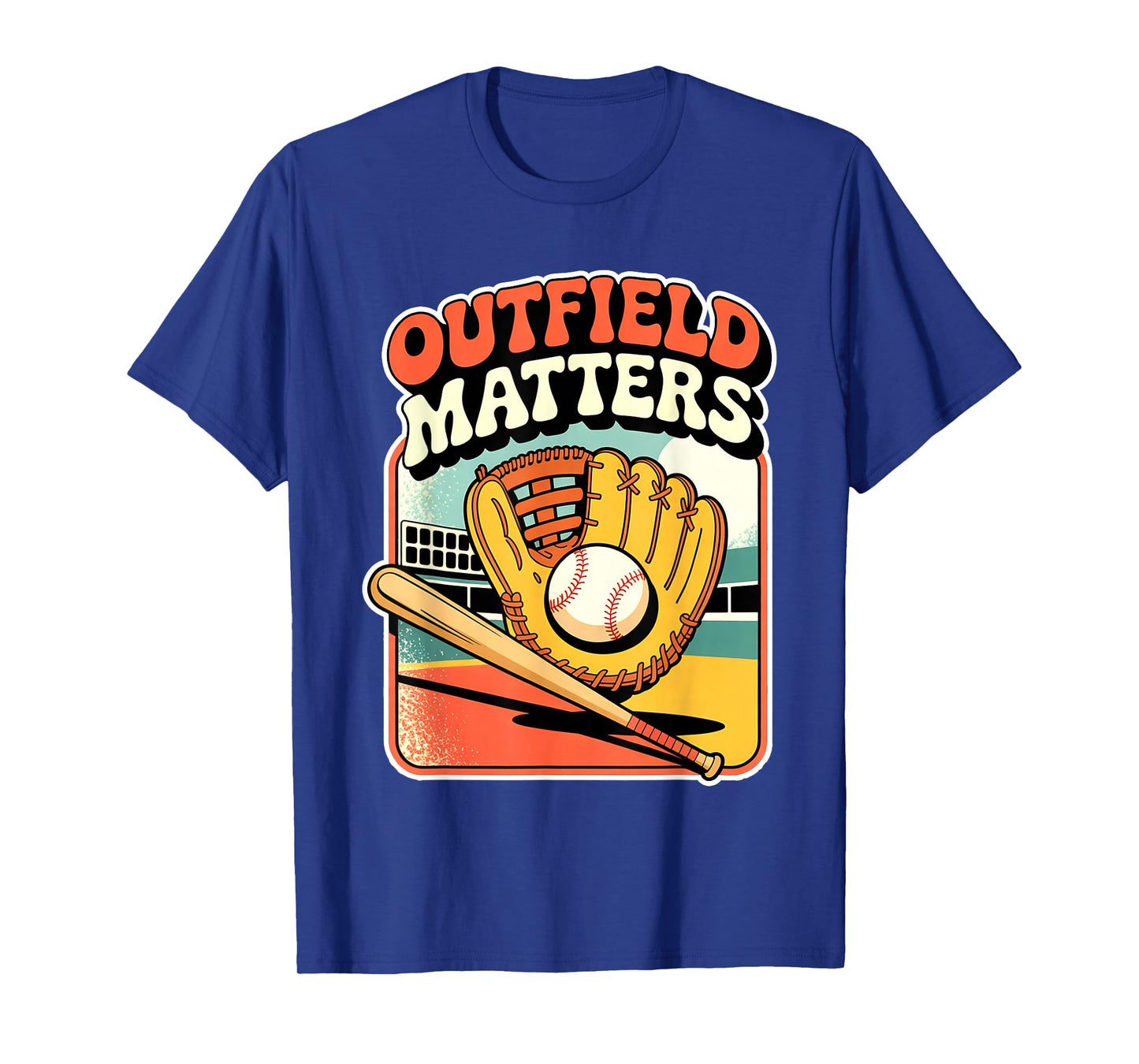 Outfield Matters Baseball Outfielder Athlete Sports - T-Shirt