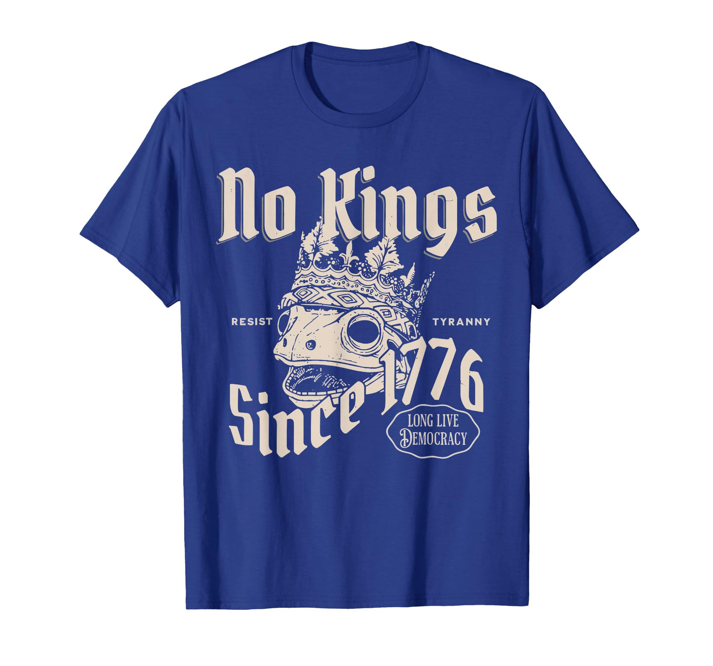 No Kings Since 1776 Long Live Democracy Frog T-Shirt