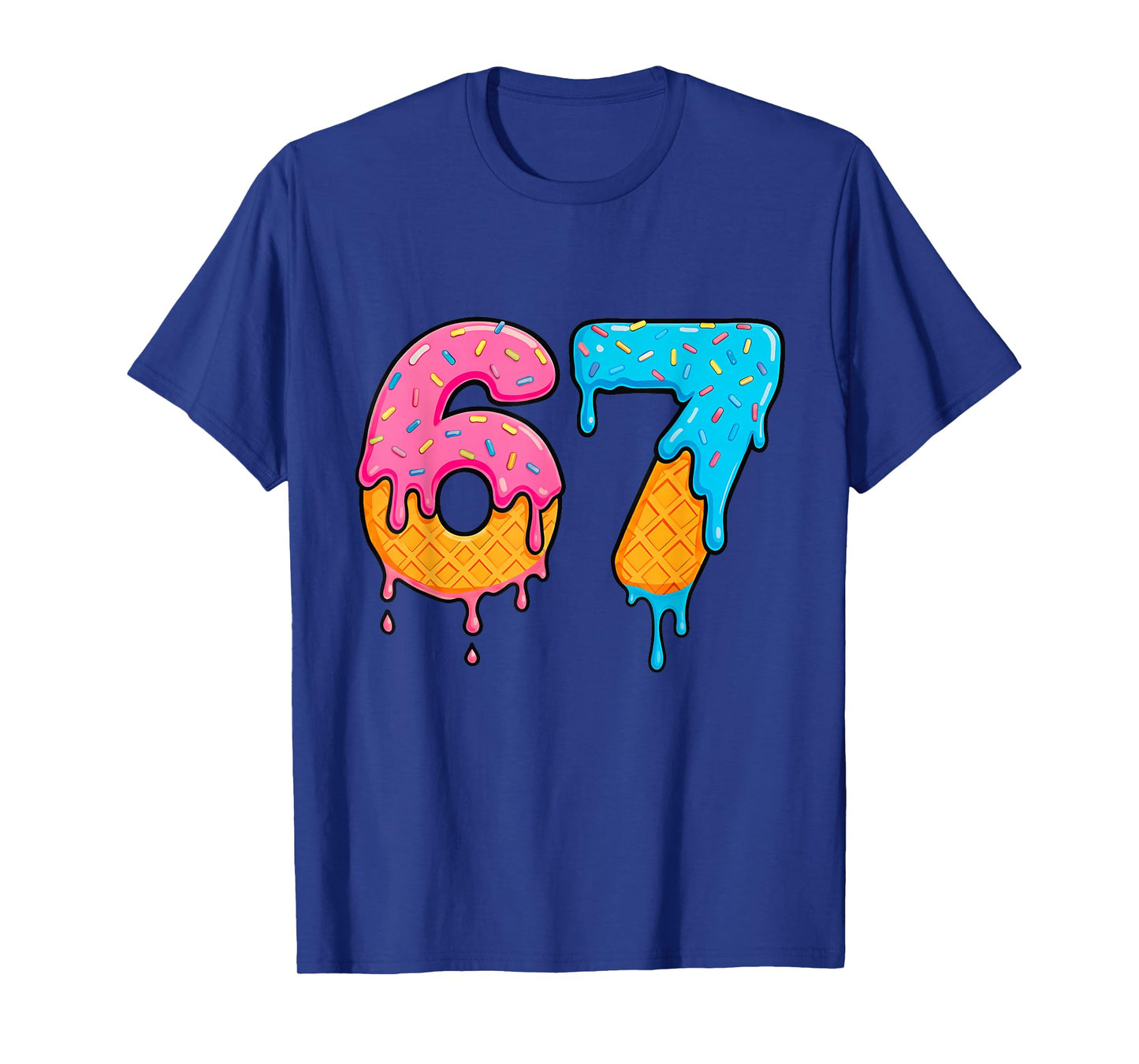 Mason 67 Ice Cream Drip Meme Six Seven T-Shirt
