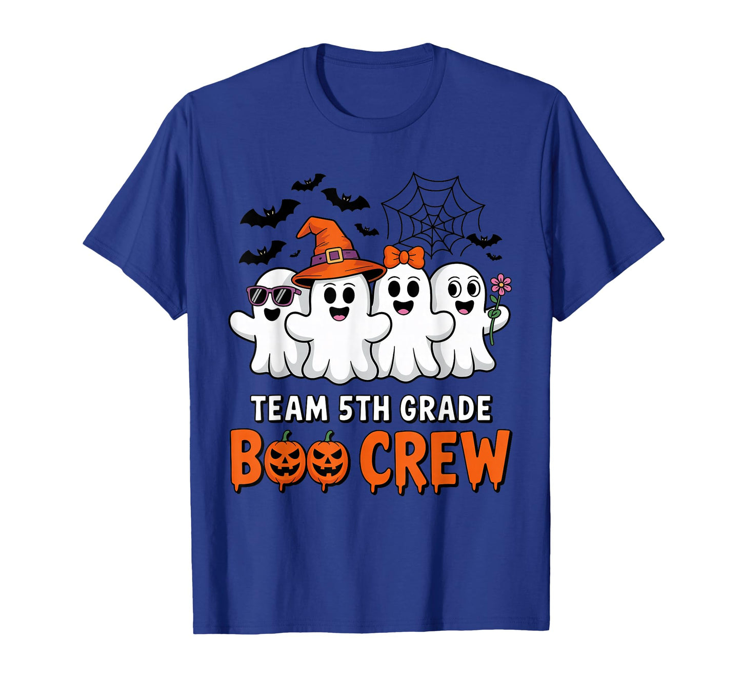Team 5th Grade Boo Crew Halloween Teacher Student Costume T-Shirt