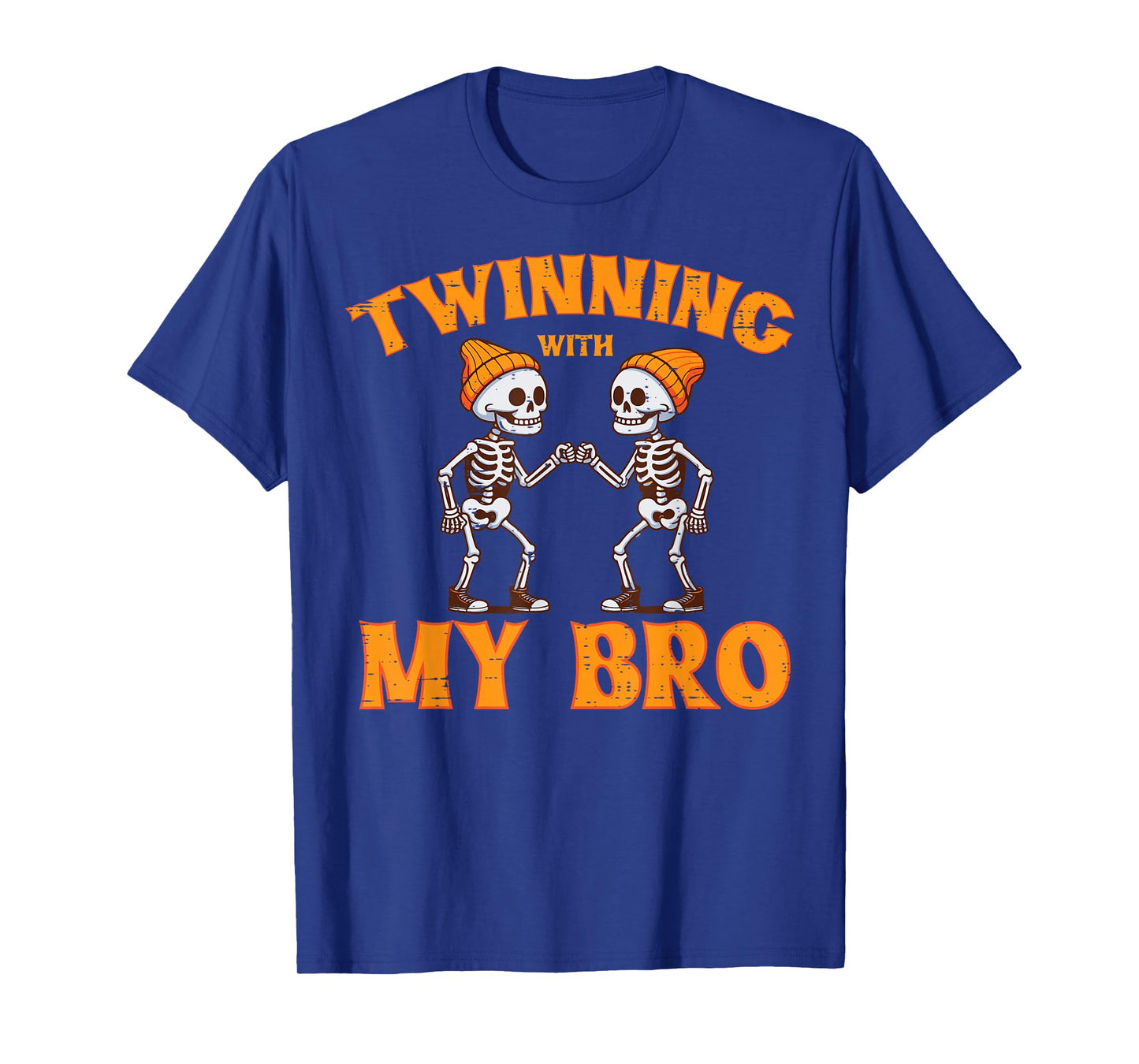 Twinning With My Bro Twin Brothers Halloween Kids Boys T-Shirt