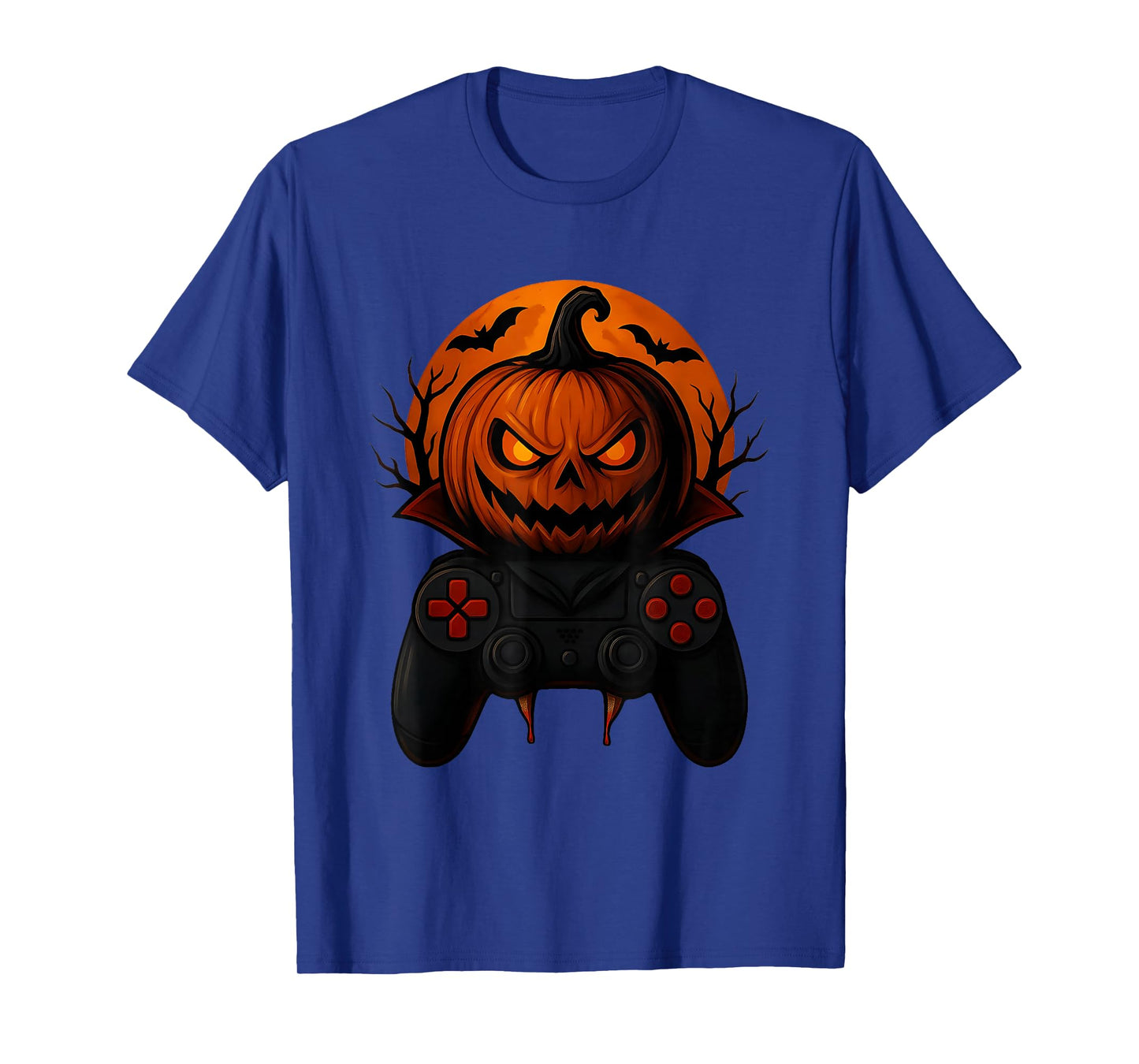 Halloween Gaming Controller Spooky Pumpkin Gamer Boys & Kids T-Shirt