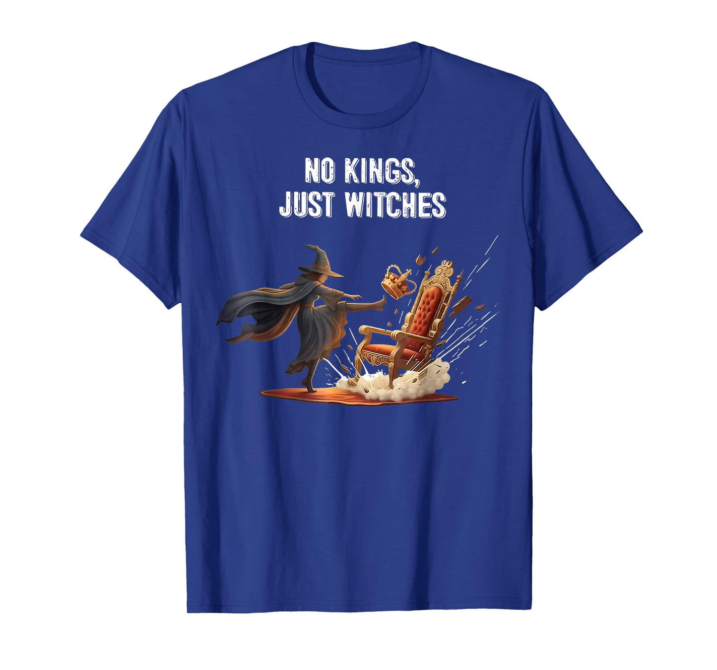No Kings Just Witches Funny Witchcore Halloween Art T-Shirt