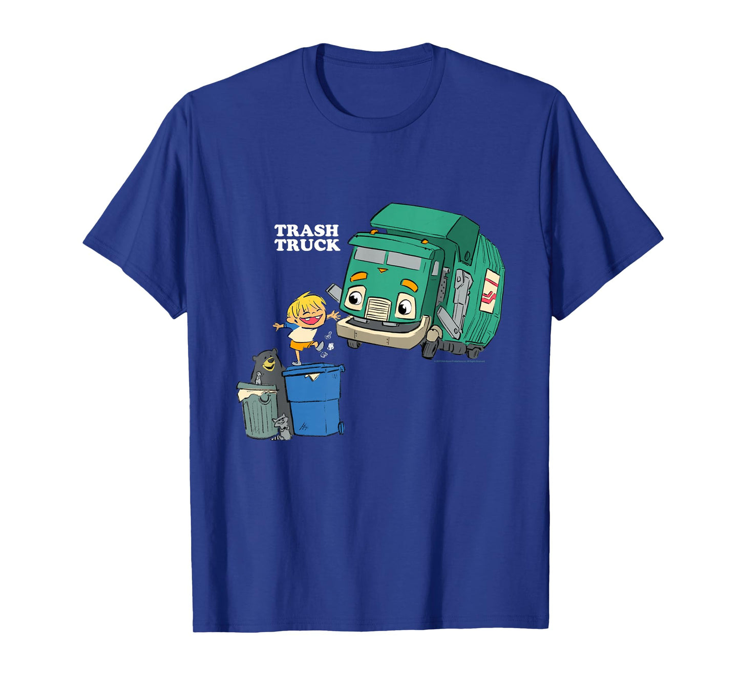 Trash Trucks The Bear Raccoon & Hank Adventure T-Shirt