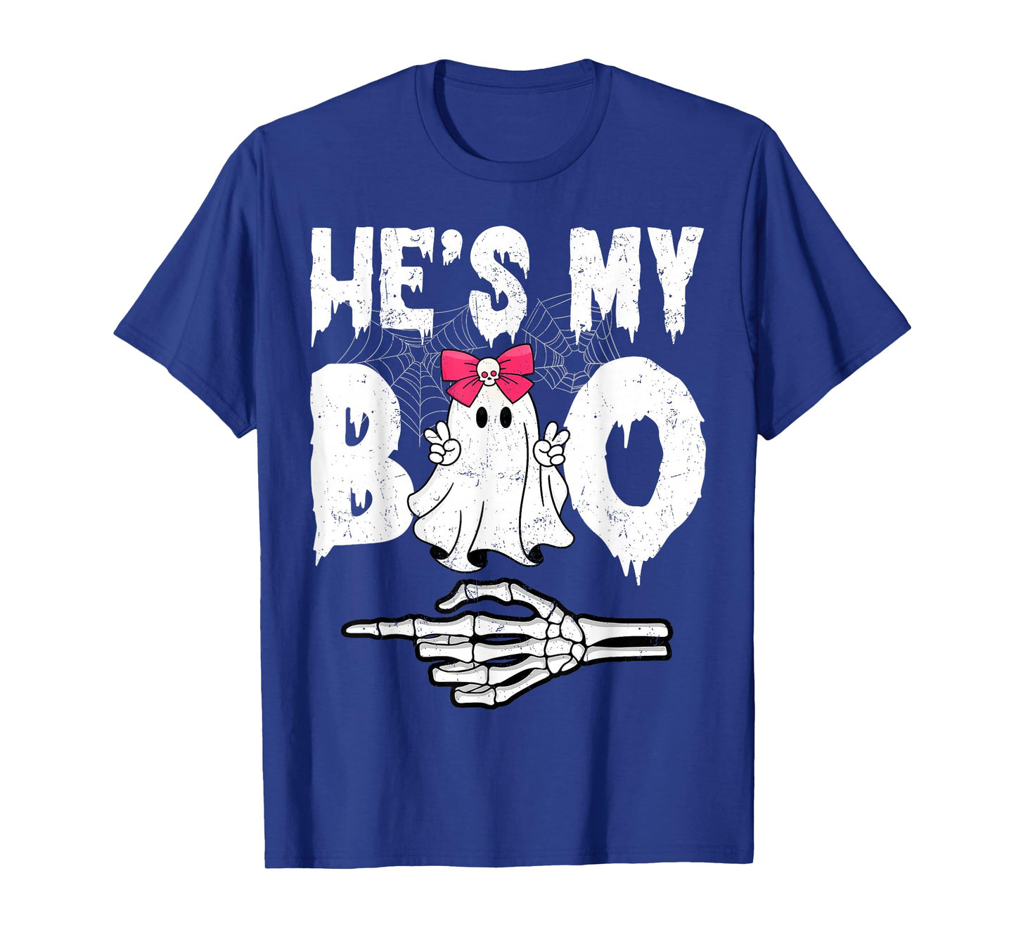 Hes My Boo Couple Matching Halloween Costumes T-Shirt