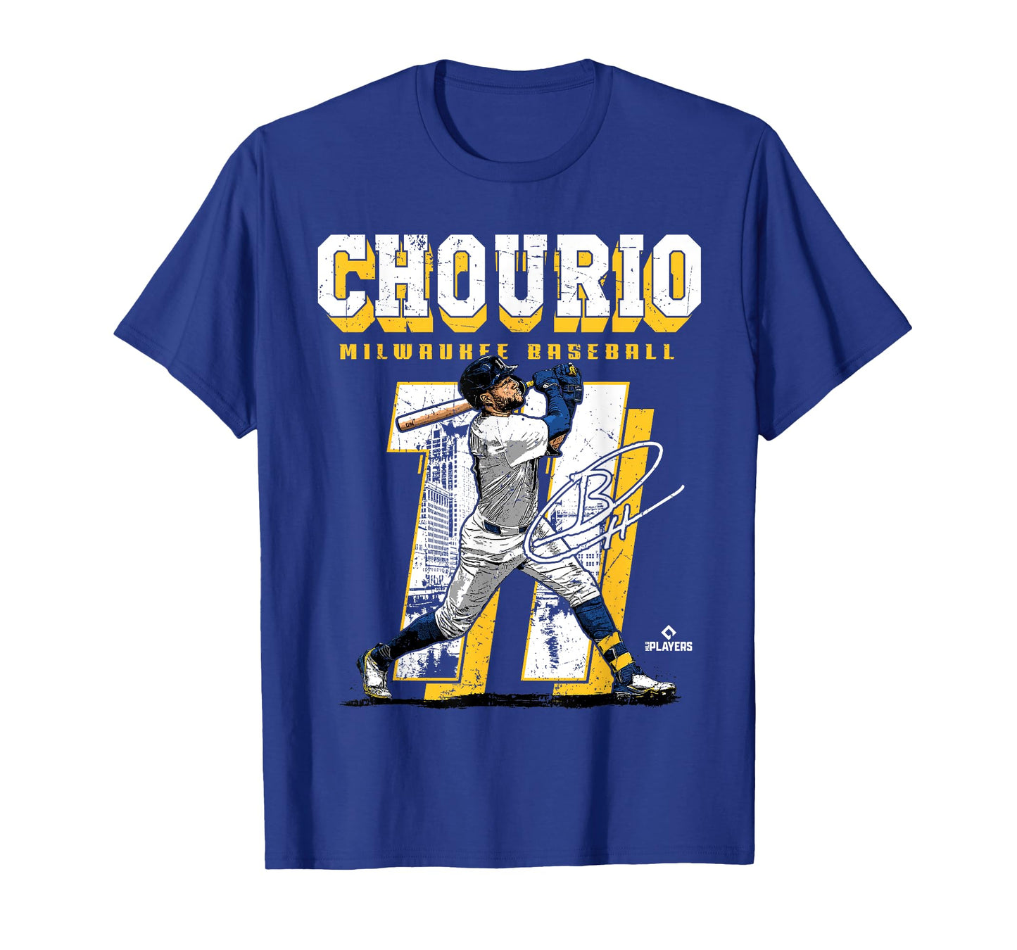 Jackson Chourio | Milwaukee MLB Baseball Player | MLBJCH201M T-Shirt