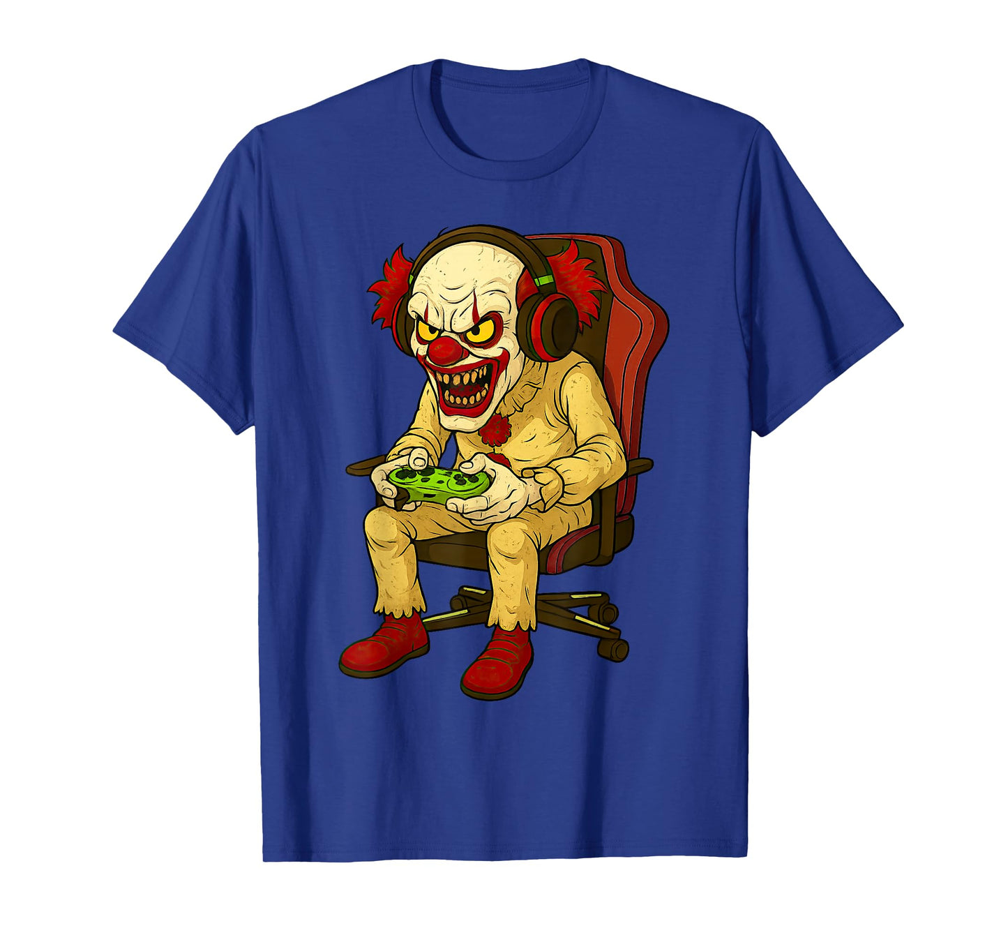 Gamer Halloween Clown Scary Gaming Video Game Boys Girls T-Shirt