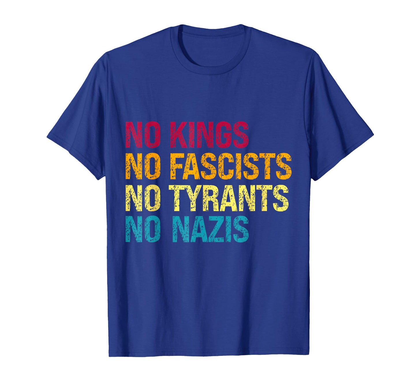 No Kings Patriotic Men Women Liberty T-Shirt