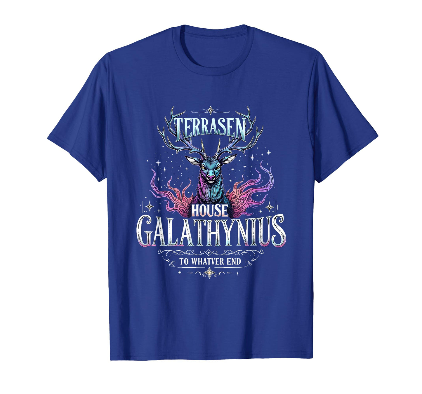 Vintage Terrasen House Galathynius Fantasy Stag Apparel T-Shirt
