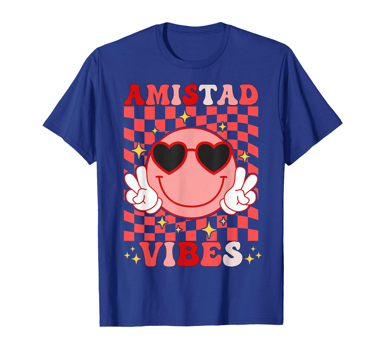 Amistad Vibes RCA System House Of Friendship Smile Face T-Shirt