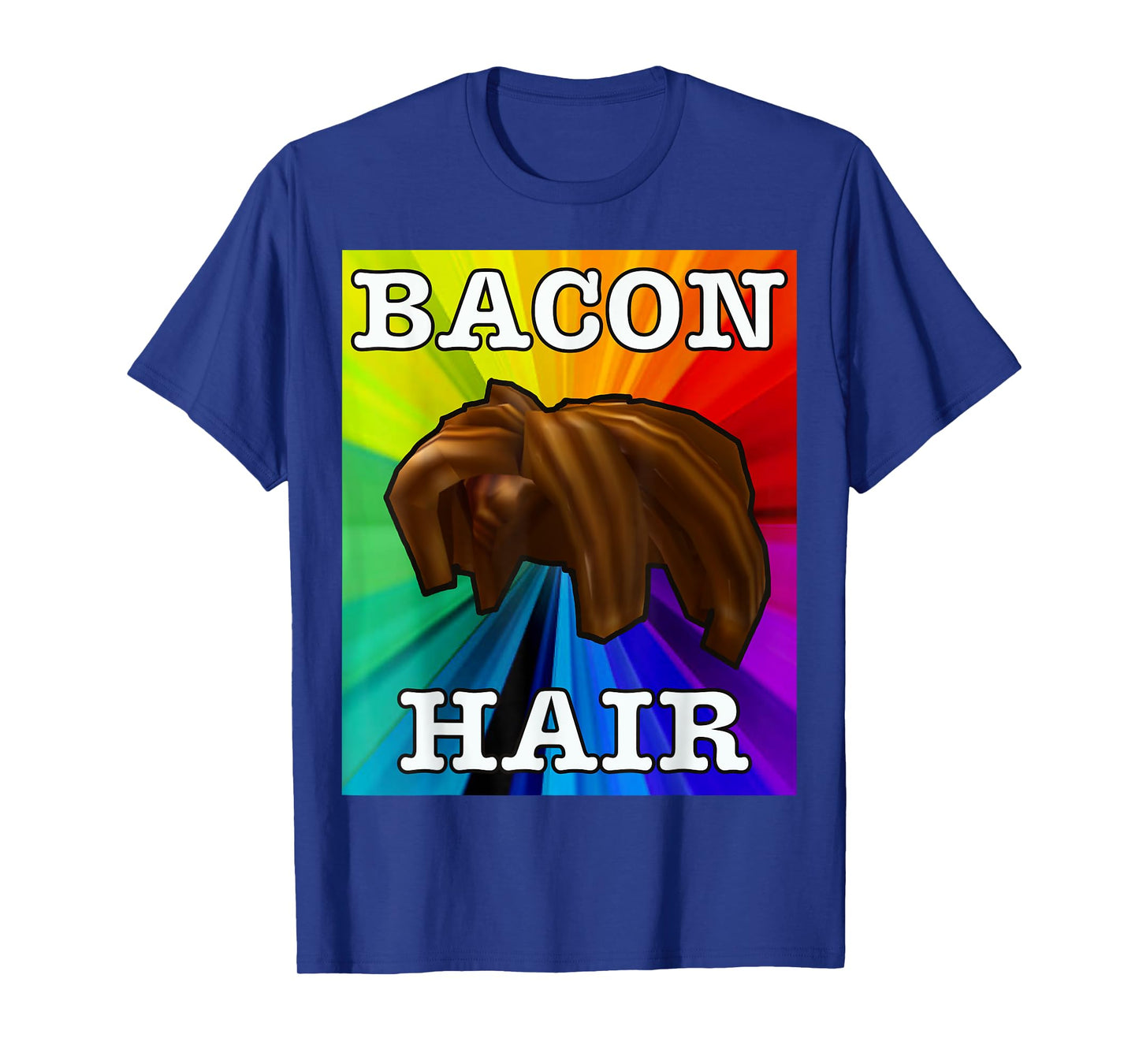 Colorful bacon hair design for boy or girl gamers T-Shirt