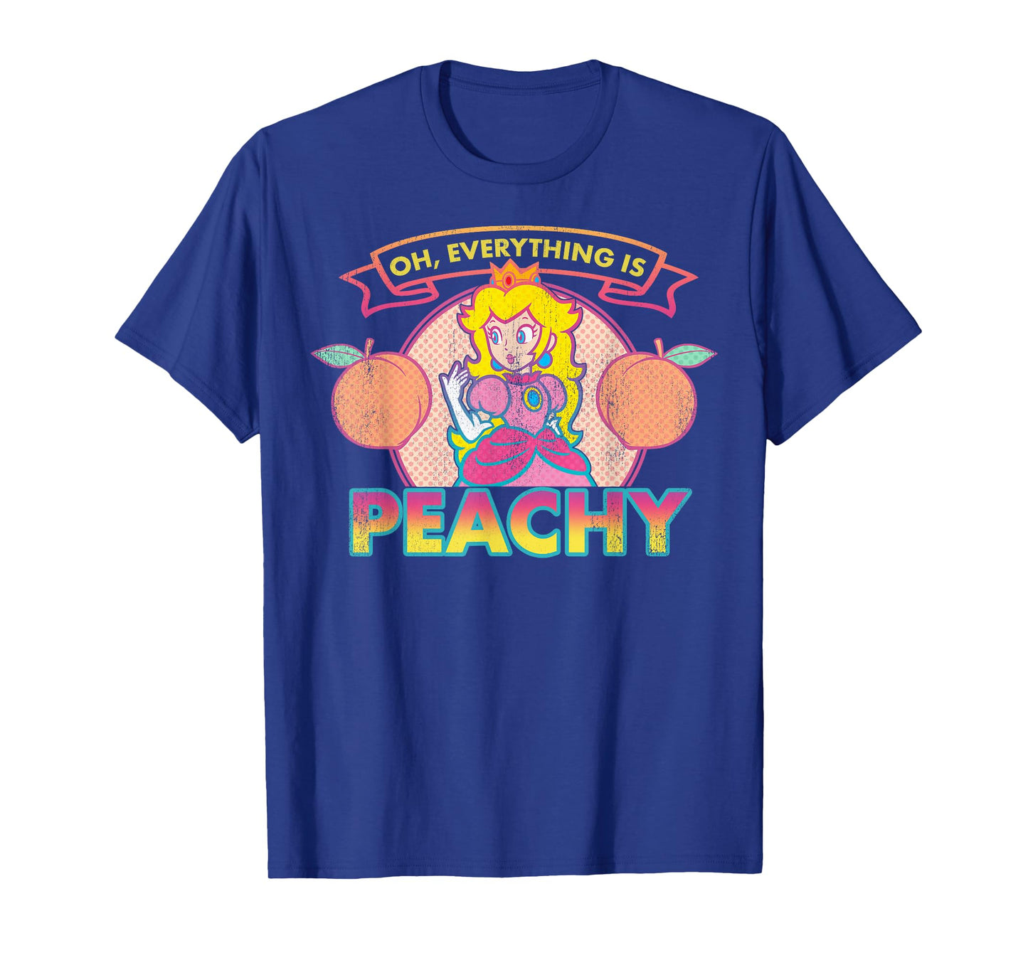 Super Mario Princess Peach Everything Peachy Graphic T-Shirt T-Shirt