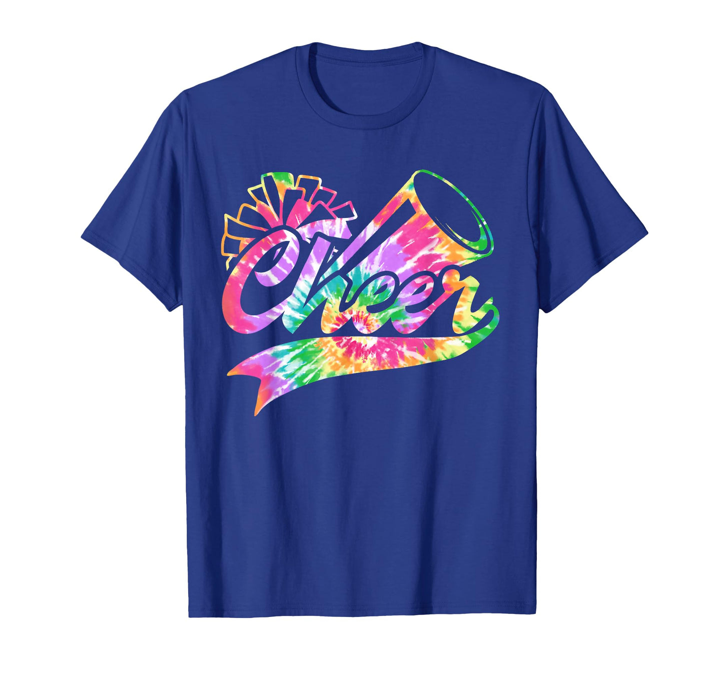 Tie Dye Cheerleading Peace Love Cheer for Cheerleader Cute T-Shirt