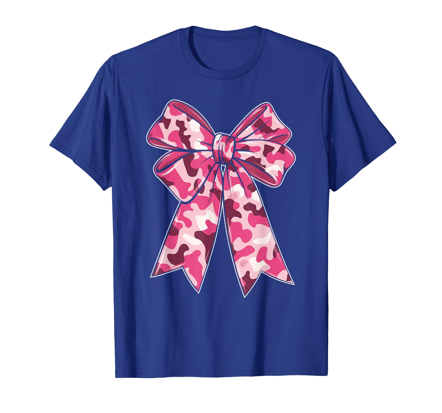 Pink Camouflage Coquette Bow Women Girls Hunting Cute Camo T-Shirt