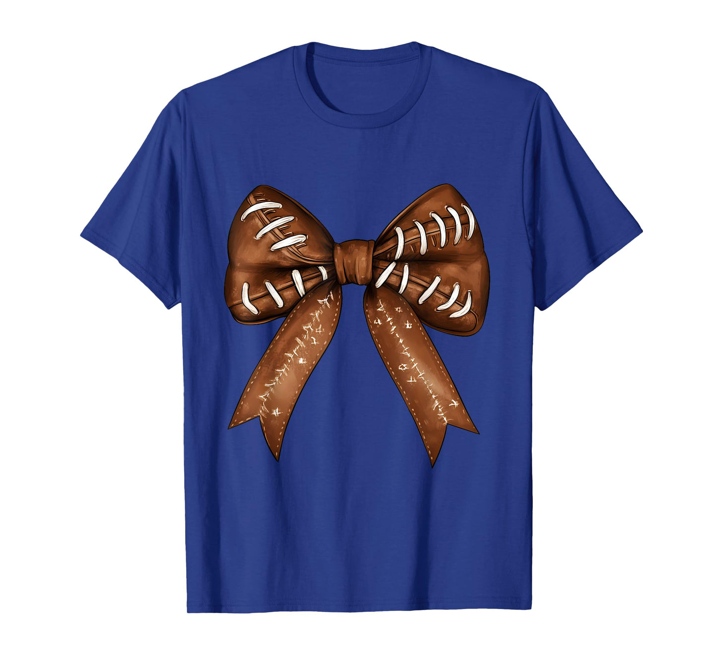 American Football Coquette Bow Cute Football Mom T-Shirt