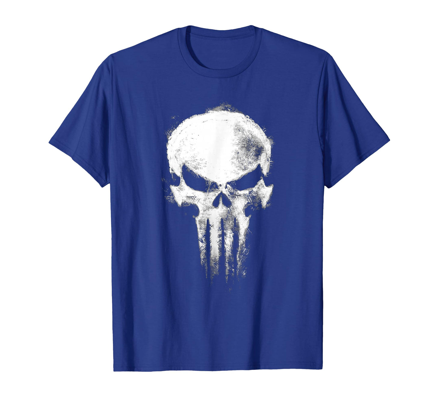 Marvel Daredevil Born Again The Punisher Grunge Style Skull T-Shirt