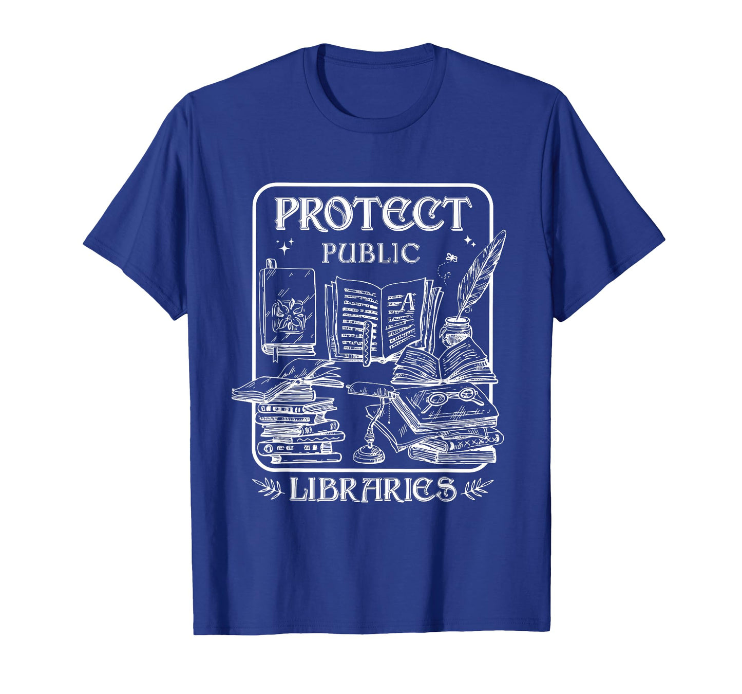 Protect Public Libraries Support Local Librarian Book Lover T-Shirt