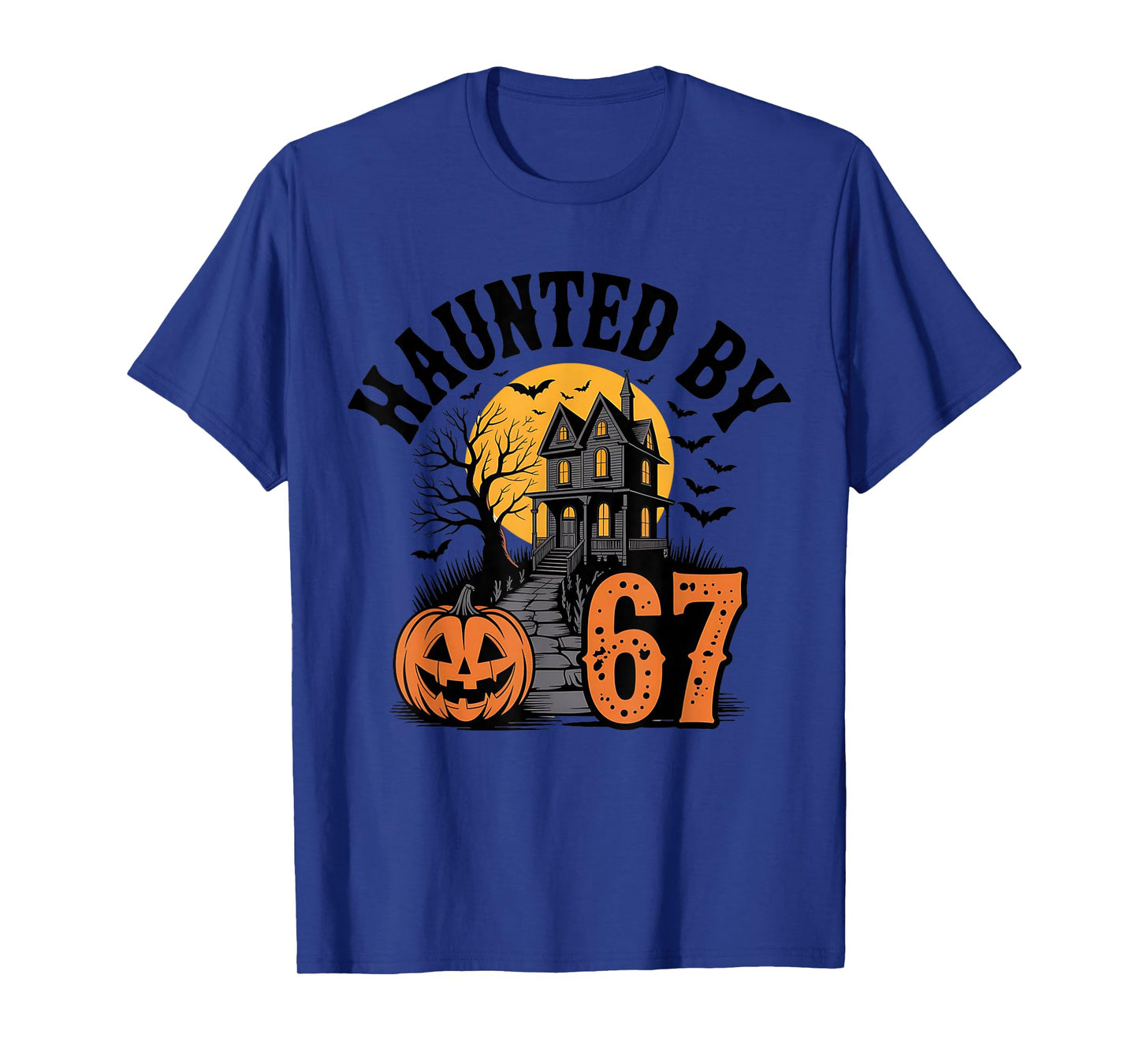 67 Meme Halloween Haunted Spooky - Six Seven Gen Alpha Z T-Shirt