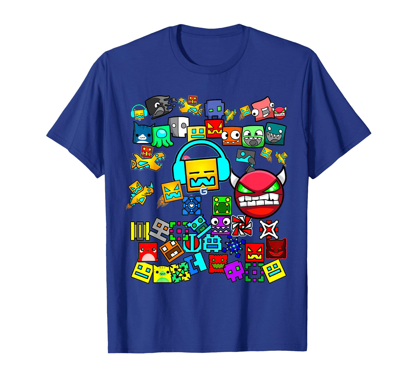 Video Gamer Lover Dash Video Game Geometry T-Shirt