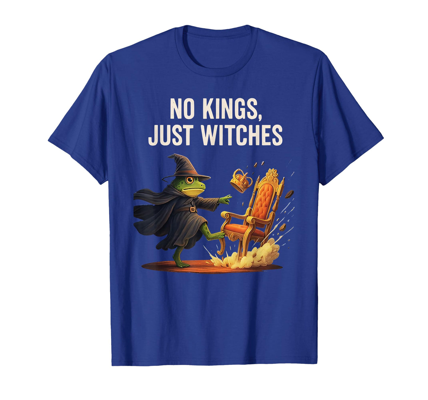 No Kings Just Witches Funny Witchcore Halloween Art T-Shirt